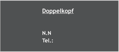 Doppelkopf   N.N Tel.: